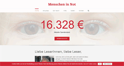 Desktop Screenshot of menschen-in-not.net